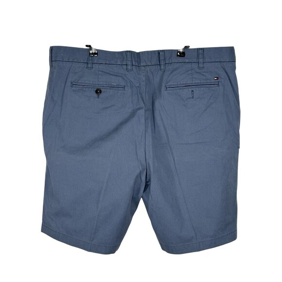 Set Of 3 Tommy Hilfiger Mens Size 40 Chino Shorts Blue Green Beige Flat Front - Picture 2 of 12